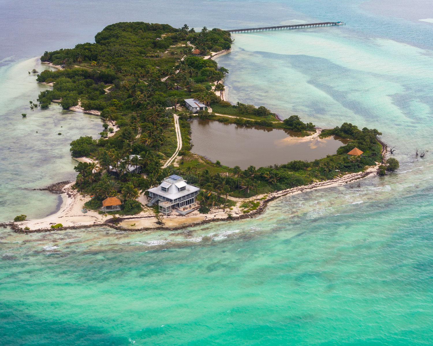 KEY WEST FROM A SEAPLANE